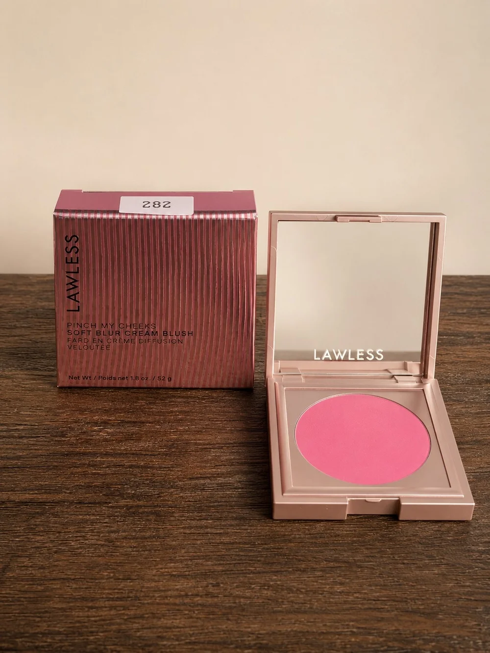 LAWLESS Pink Cream Blush Compact